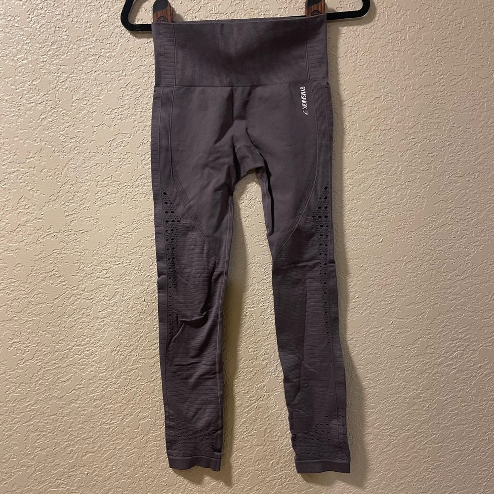 Gymshark Leggings - Gray Purple